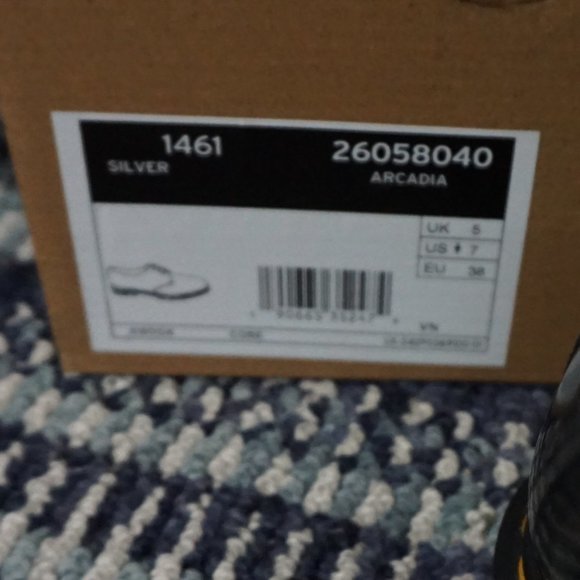 Dr Martens Doc  Womens Size 7 Oxford style Arcadia 1461 NWT - Picture 3 of 3